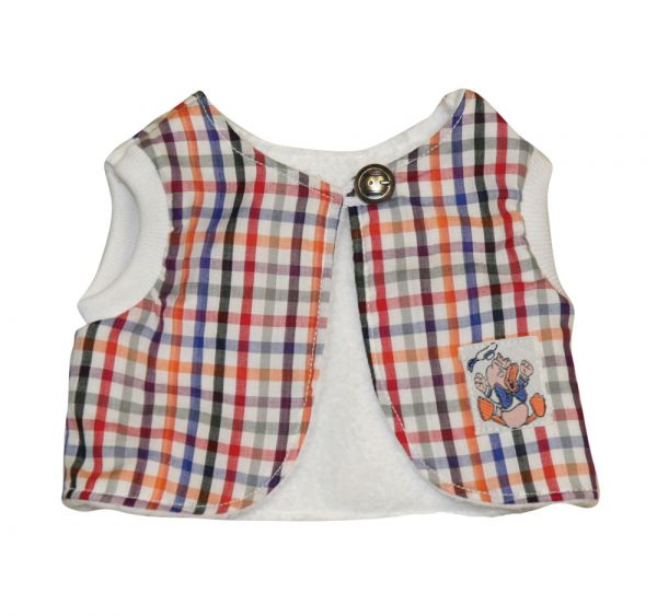 Babaruha - Bélelt mellény, fiús, 37-50 cm-es babákra
