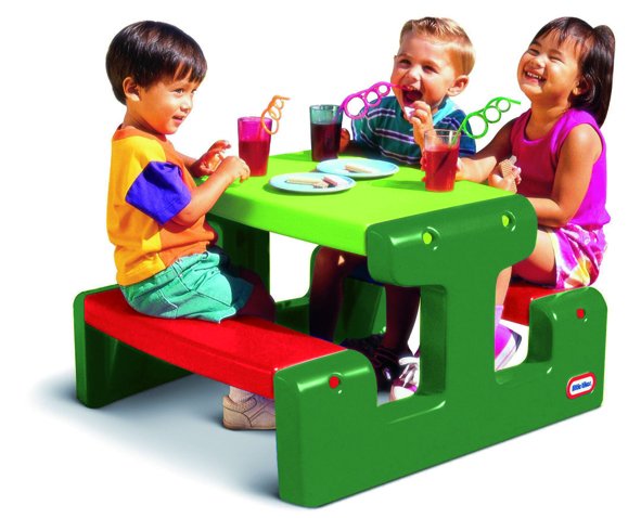 Piknik asztal-Junior, zöld-piros - Little Tikes 12 hó+
